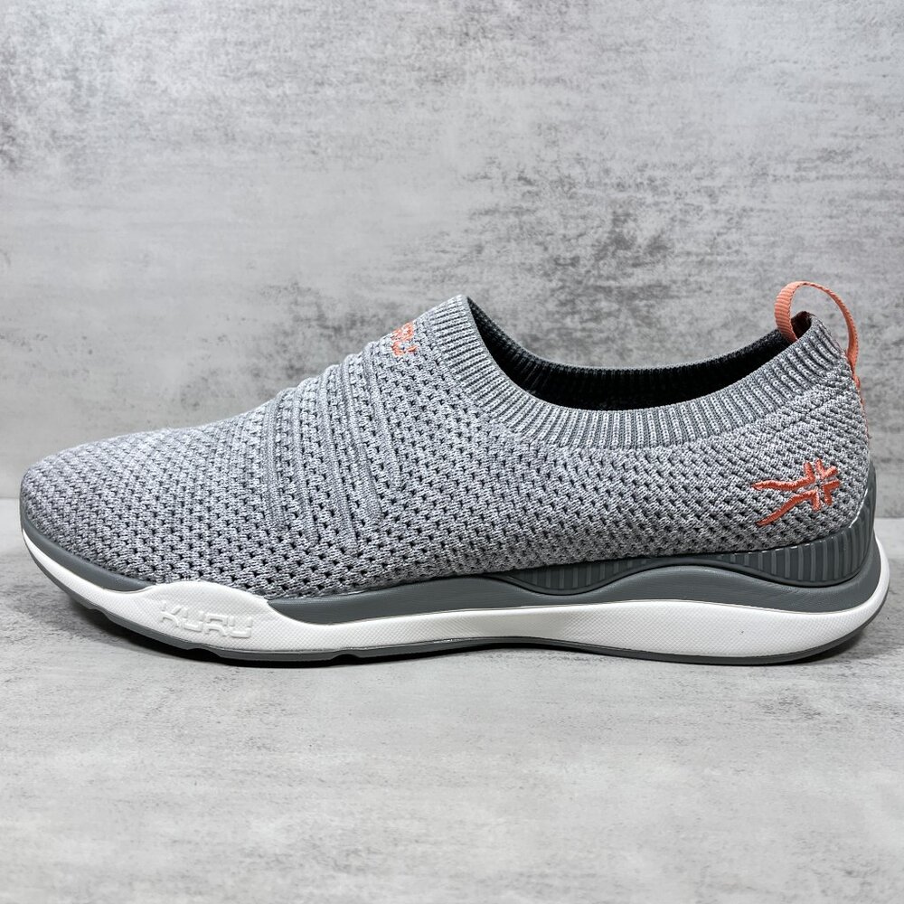 Kuru Stride Knit Slip On Sneaker Shoes - Women's Size 10.5 - Gray